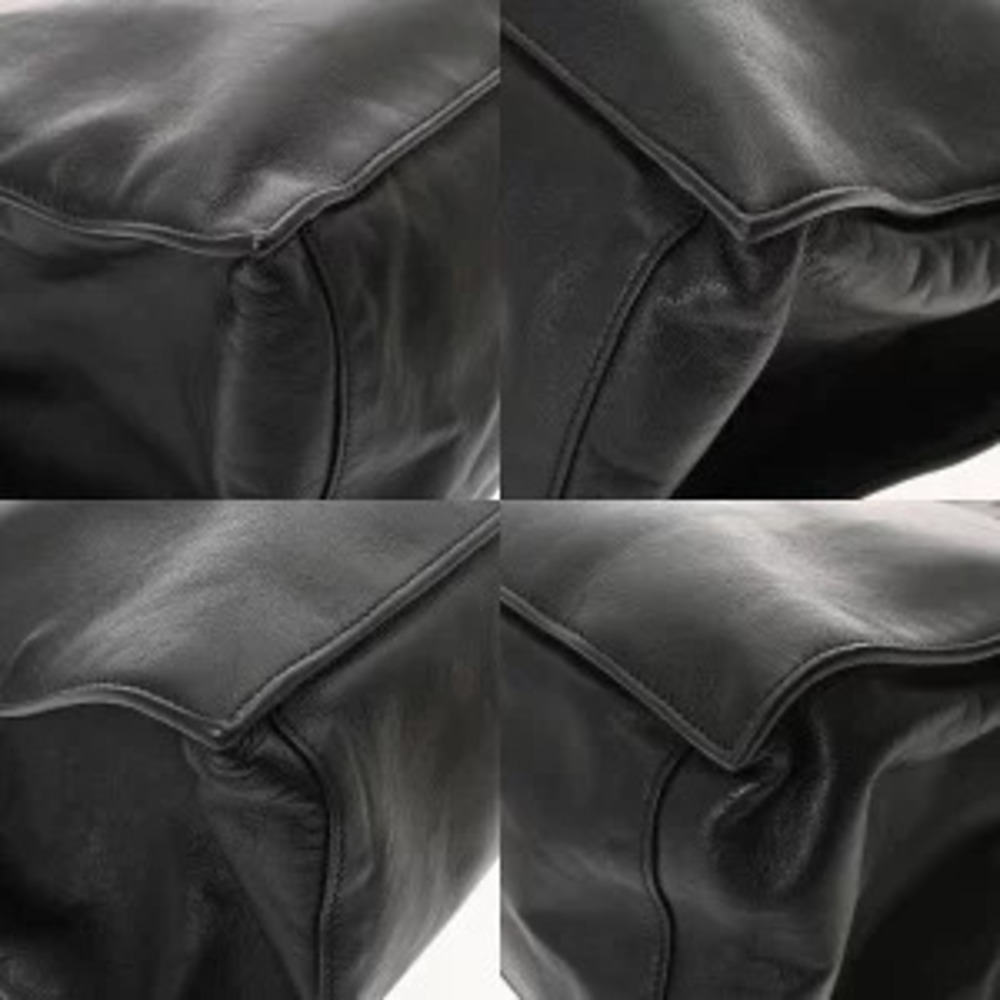 Saint Laurent Rive Gauge Black Smooth Leather Tote Bag - Picture 6 of 9